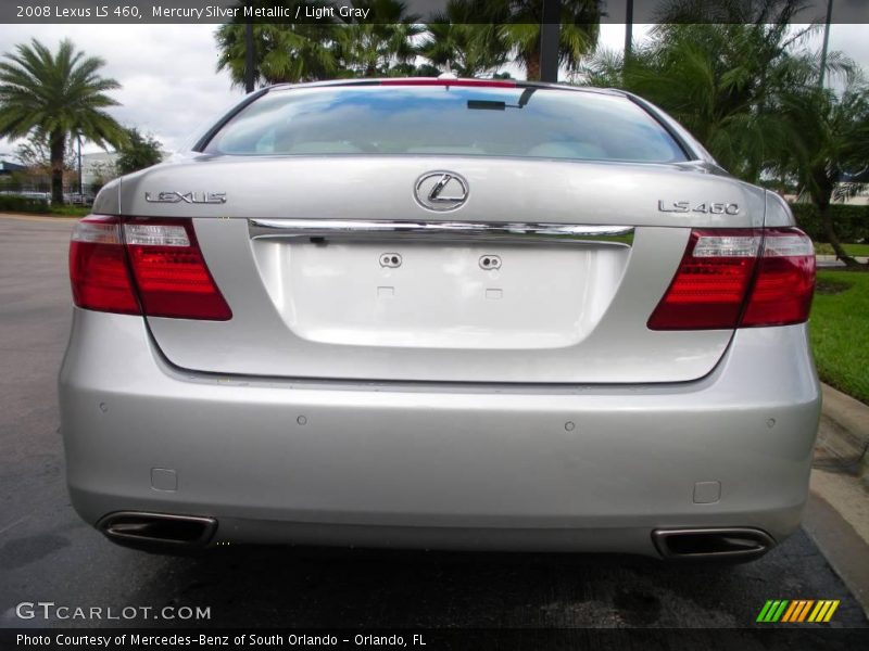 Mercury Silver Metallic / Light Gray 2008 Lexus LS 460