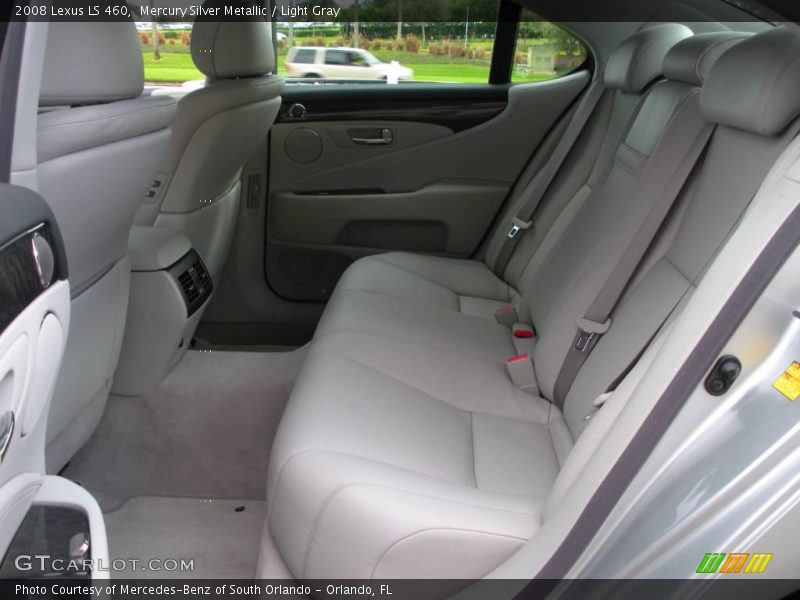 Mercury Silver Metallic / Light Gray 2008 Lexus LS 460