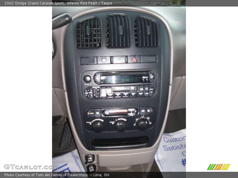 Inferno Red Pearl / Taupe 2002 Dodge Grand Caravan Sport