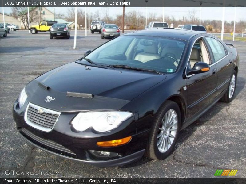 Deep Sapphire Blue Pearl / Light Taupe 2002 Chrysler 300 M Special