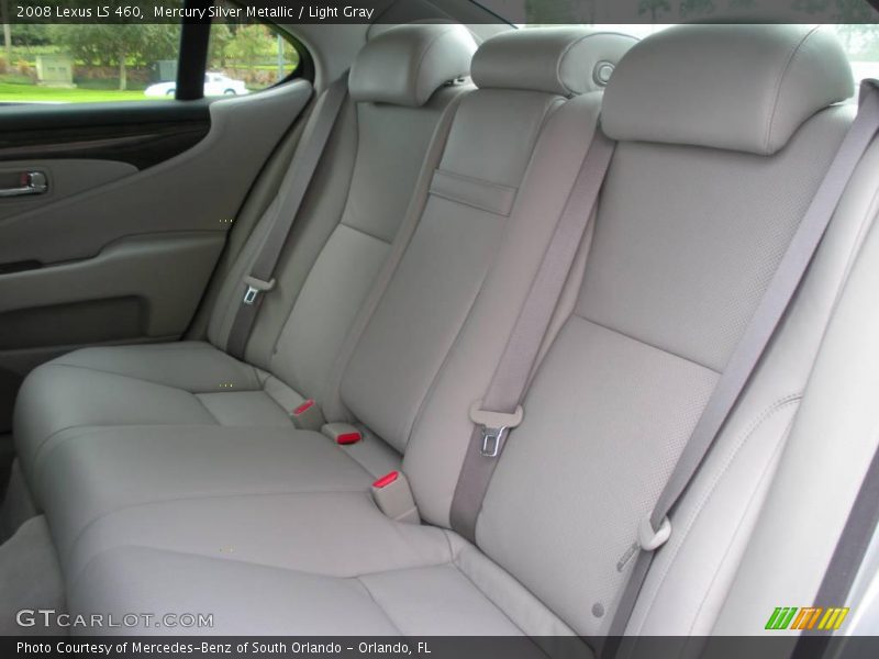 Mercury Silver Metallic / Light Gray 2008 Lexus LS 460
