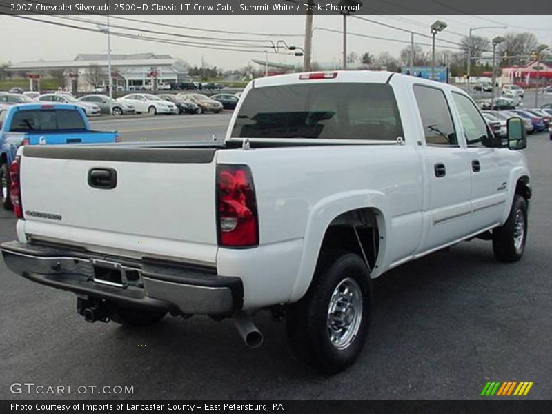 Summit White / Dark Charcoal 2007 Chevrolet Silverado 2500HD Classic LT Crew Cab