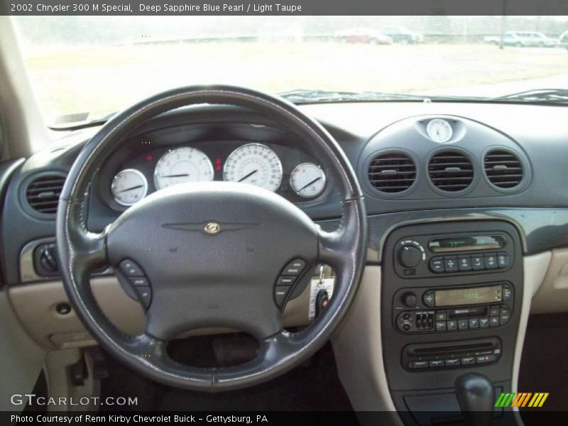 Deep Sapphire Blue Pearl / Light Taupe 2002 Chrysler 300 M Special