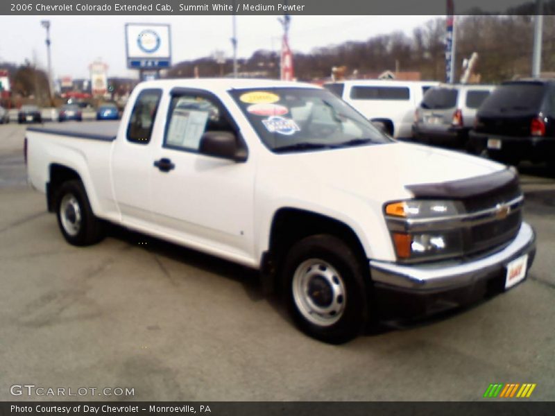 Summit White / Medium Pewter 2006 Chevrolet Colorado Extended Cab