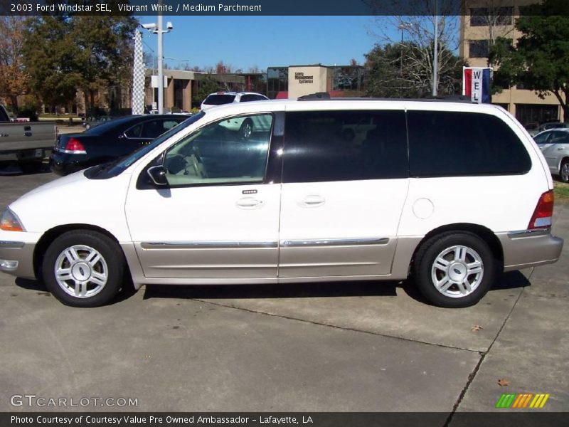 Vibrant White / Medium Parchment 2003 Ford Windstar SEL
