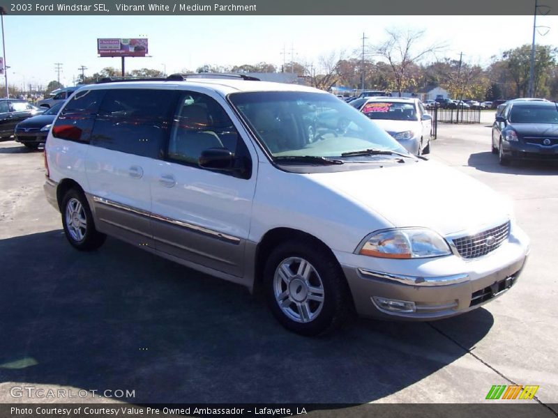 Vibrant White / Medium Parchment 2003 Ford Windstar SEL