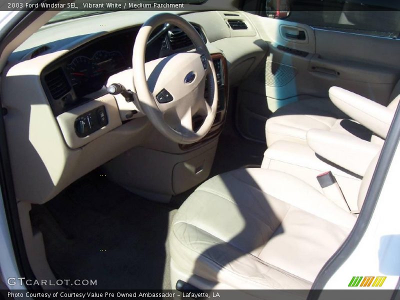 Vibrant White / Medium Parchment 2003 Ford Windstar SEL