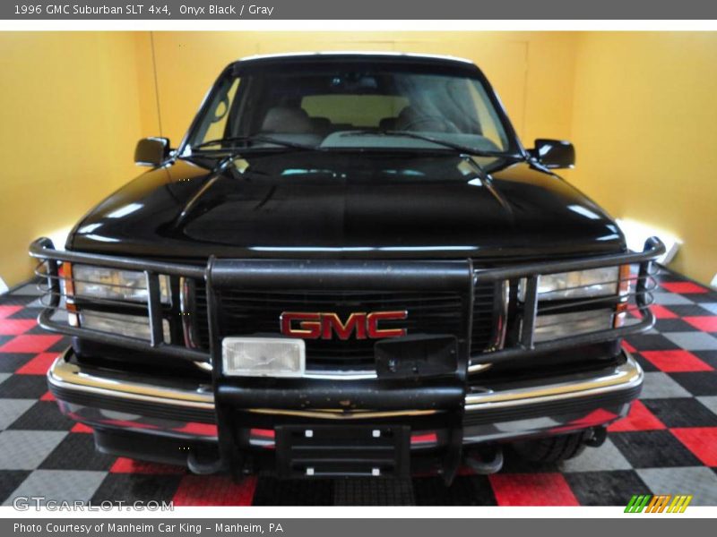 Onyx Black / Gray 1996 GMC Suburban SLT 4x4