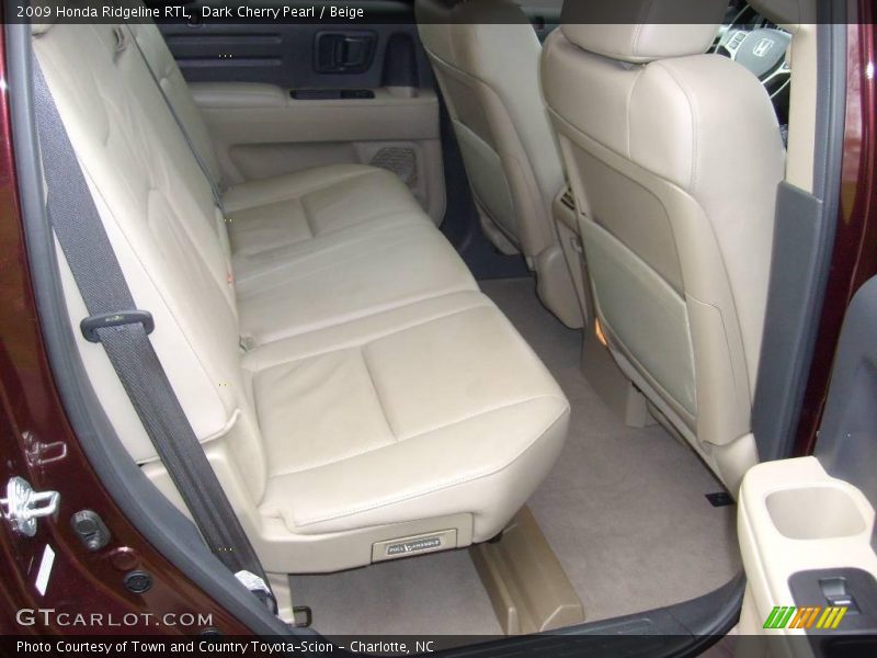 Dark Cherry Pearl / Beige 2009 Honda Ridgeline RTL