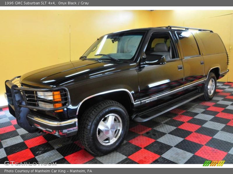 Onyx Black / Gray 1996 GMC Suburban SLT 4x4