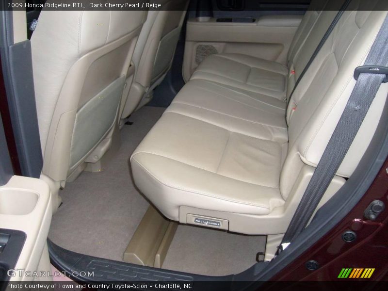 Dark Cherry Pearl / Beige 2009 Honda Ridgeline RTL
