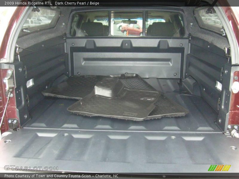 Dark Cherry Pearl / Beige 2009 Honda Ridgeline RTL