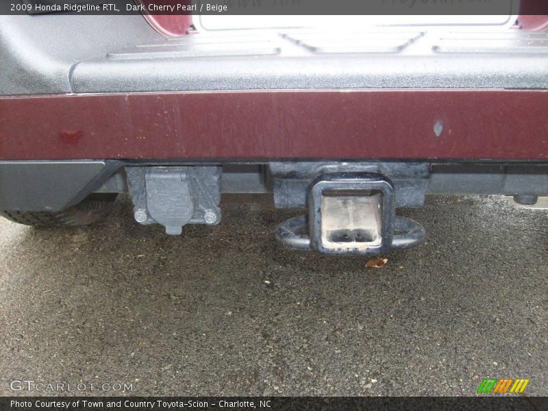 Dark Cherry Pearl / Beige 2009 Honda Ridgeline RTL