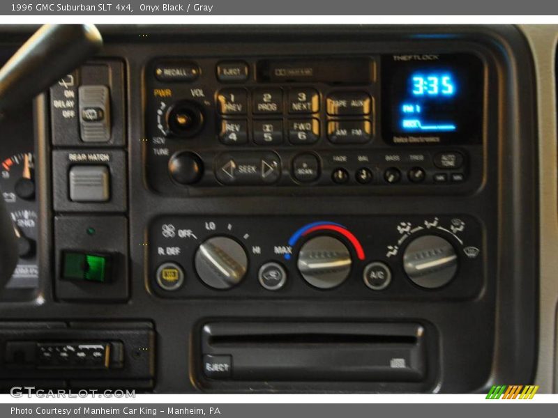 Onyx Black / Gray 1996 GMC Suburban SLT 4x4