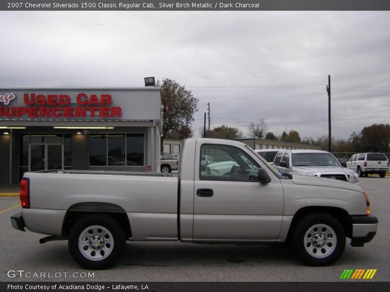 Silver Birch Metallic / Dark Charcoal 2007 Chevrolet Silverado 1500 Classic Regular Cab