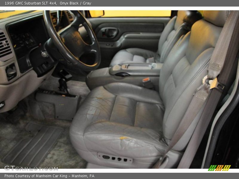 Onyx Black / Gray 1996 GMC Suburban SLT 4x4