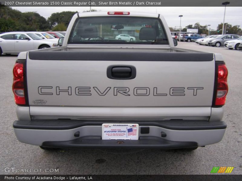 Silver Birch Metallic / Dark Charcoal 2007 Chevrolet Silverado 1500 Classic Regular Cab