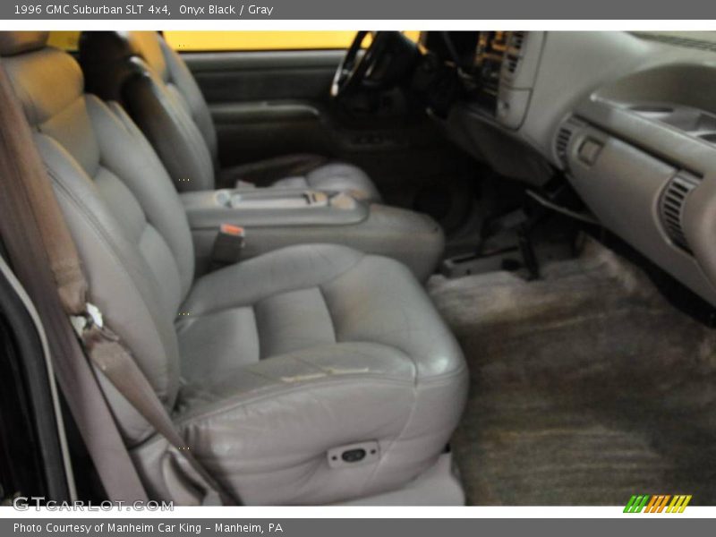 Onyx Black / Gray 1996 GMC Suburban SLT 4x4