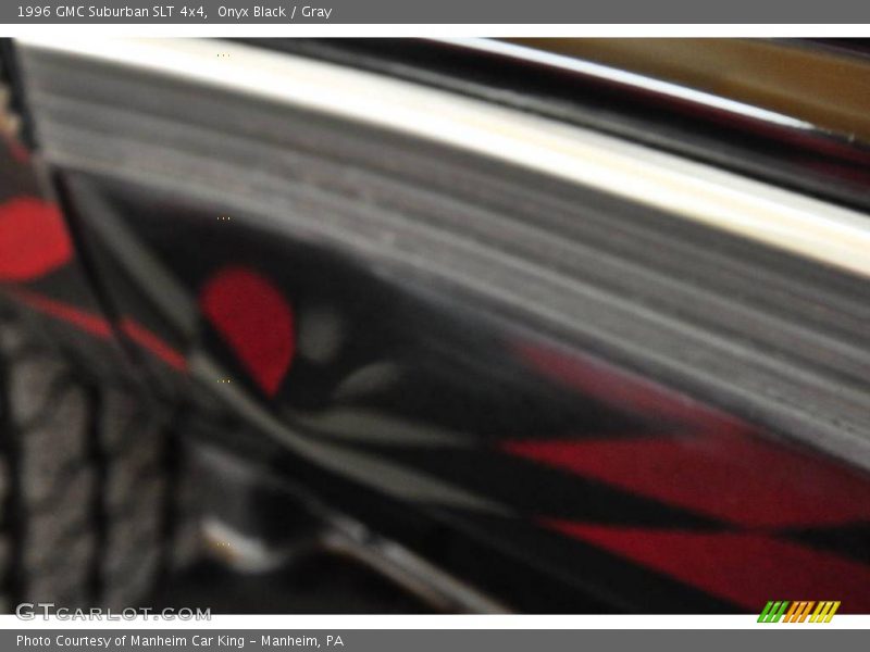 Onyx Black / Gray 1996 GMC Suburban SLT 4x4