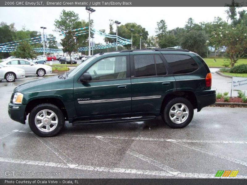 Emerald Green Metallic / Light Tan/Ebony Black 2006 GMC Envoy SLT