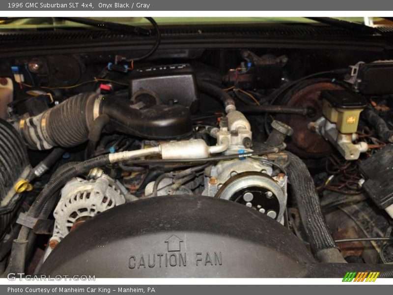 Onyx Black / Gray 1996 GMC Suburban SLT 4x4