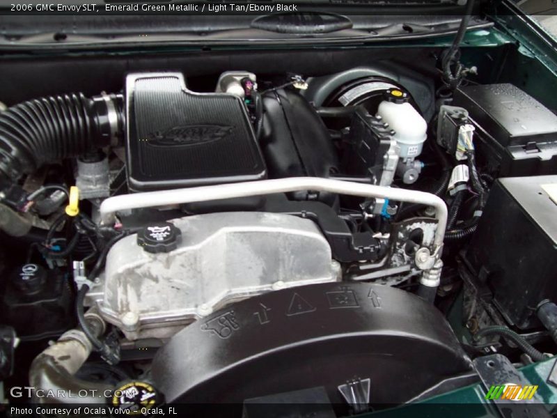 Emerald Green Metallic / Light Tan/Ebony Black 2006 GMC Envoy SLT