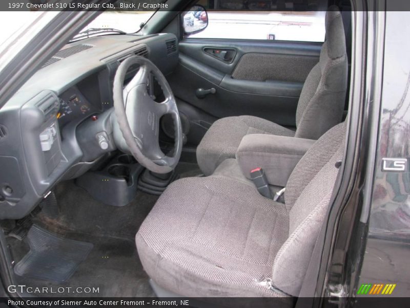 Black / Graphite 1997 Chevrolet S10 LS Regular Cab