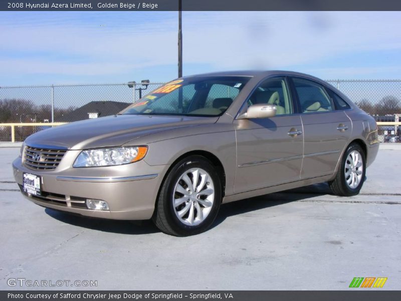 Golden Beige / Beige 2008 Hyundai Azera Limited