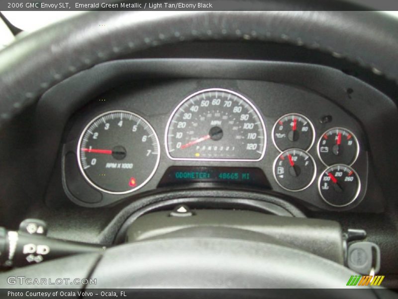 Emerald Green Metallic / Light Tan/Ebony Black 2006 GMC Envoy SLT