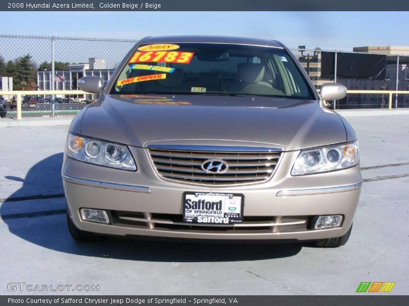 Golden Beige / Beige 2008 Hyundai Azera Limited