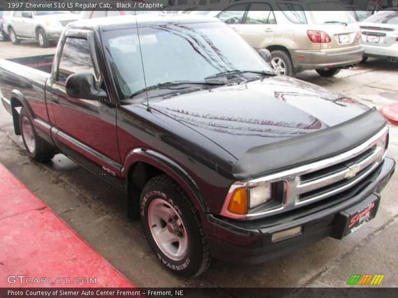 Black / Graphite 1997 Chevrolet S10 LS Regular Cab
