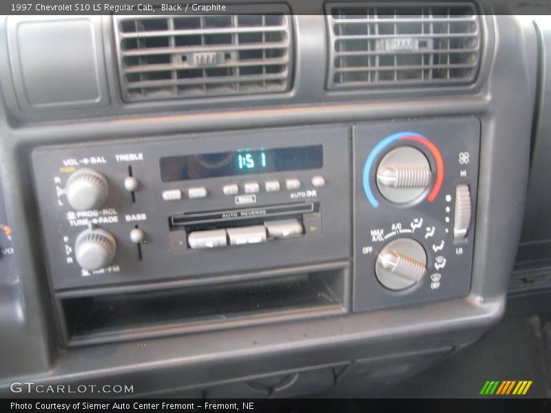 Black / Graphite 1997 Chevrolet S10 LS Regular Cab