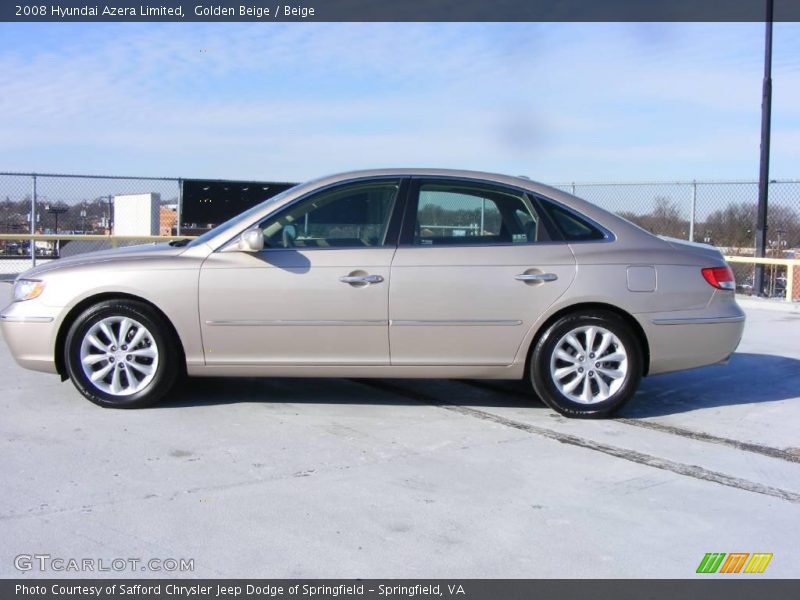 Golden Beige / Beige 2008 Hyundai Azera Limited