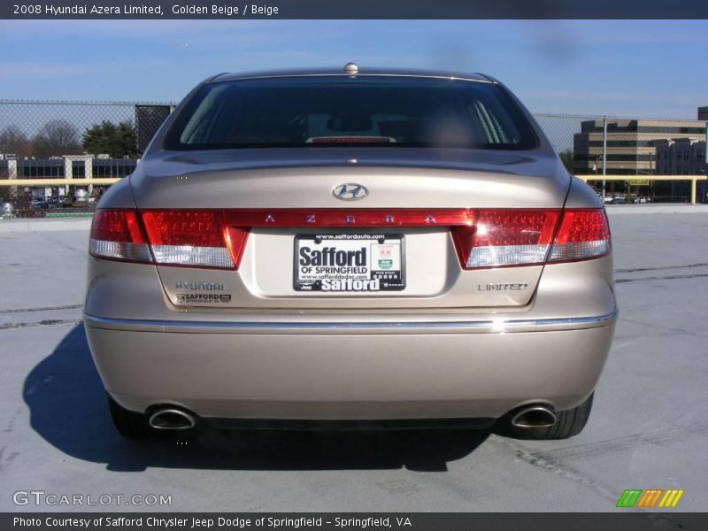 Golden Beige / Beige 2008 Hyundai Azera Limited