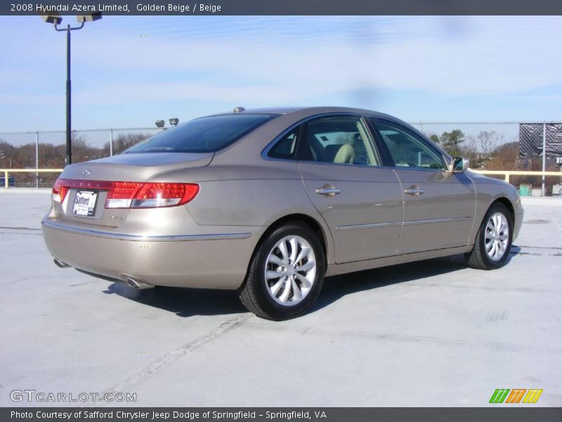 Golden Beige / Beige 2008 Hyundai Azera Limited