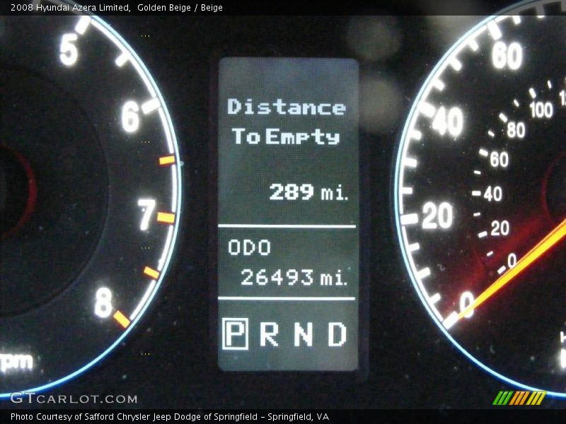 Golden Beige / Beige 2008 Hyundai Azera Limited