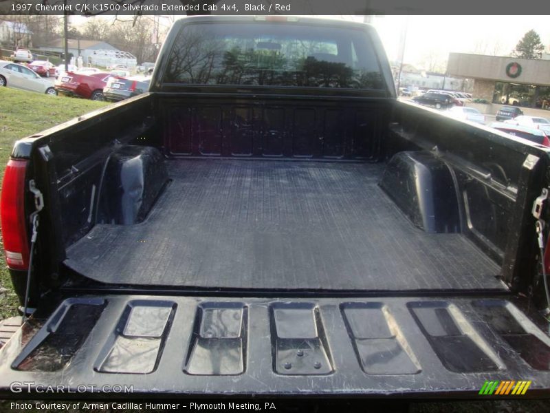 Black / Red 1997 Chevrolet C/K K1500 Silverado Extended Cab 4x4