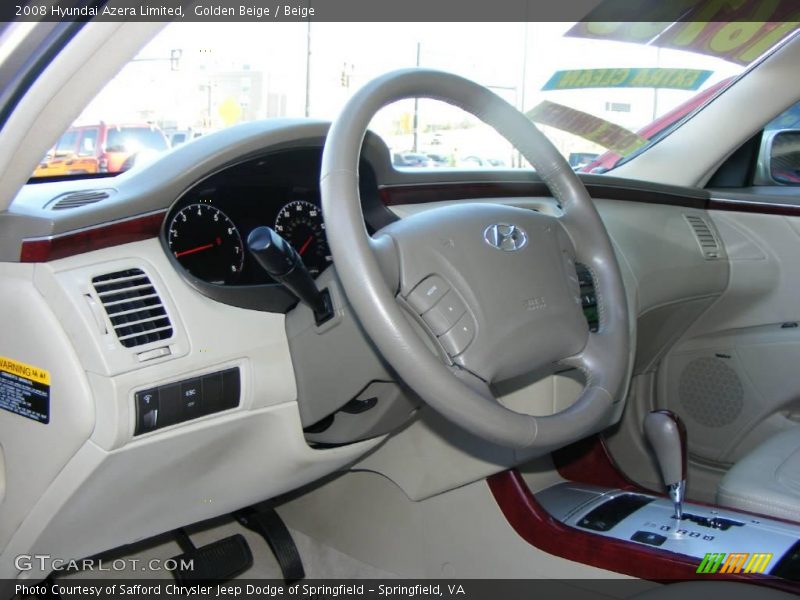 Golden Beige / Beige 2008 Hyundai Azera Limited