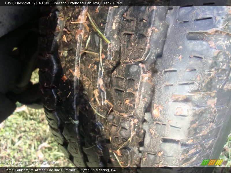 Black / Red 1997 Chevrolet C/K K1500 Silverado Extended Cab 4x4