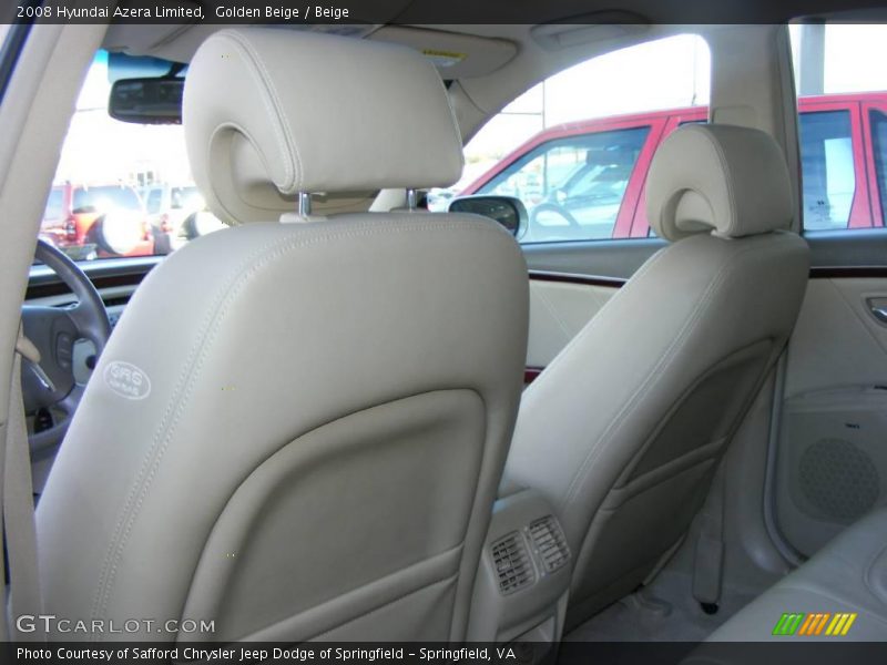 Golden Beige / Beige 2008 Hyundai Azera Limited
