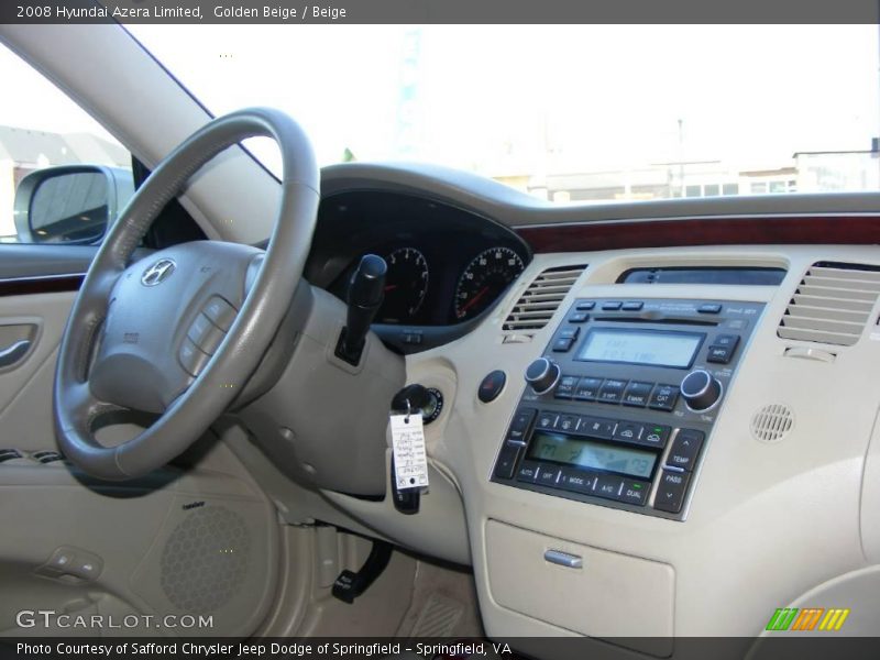 Golden Beige / Beige 2008 Hyundai Azera Limited