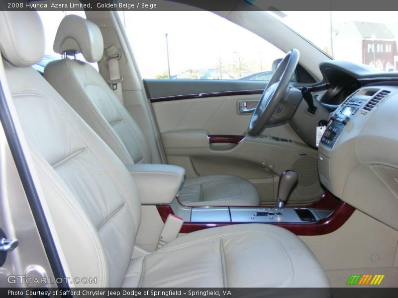Golden Beige / Beige 2008 Hyundai Azera Limited