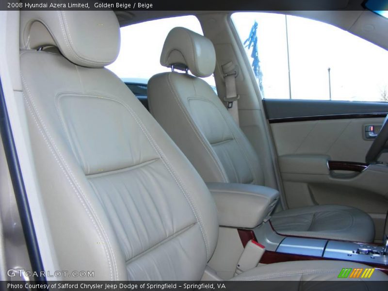 Golden Beige / Beige 2008 Hyundai Azera Limited