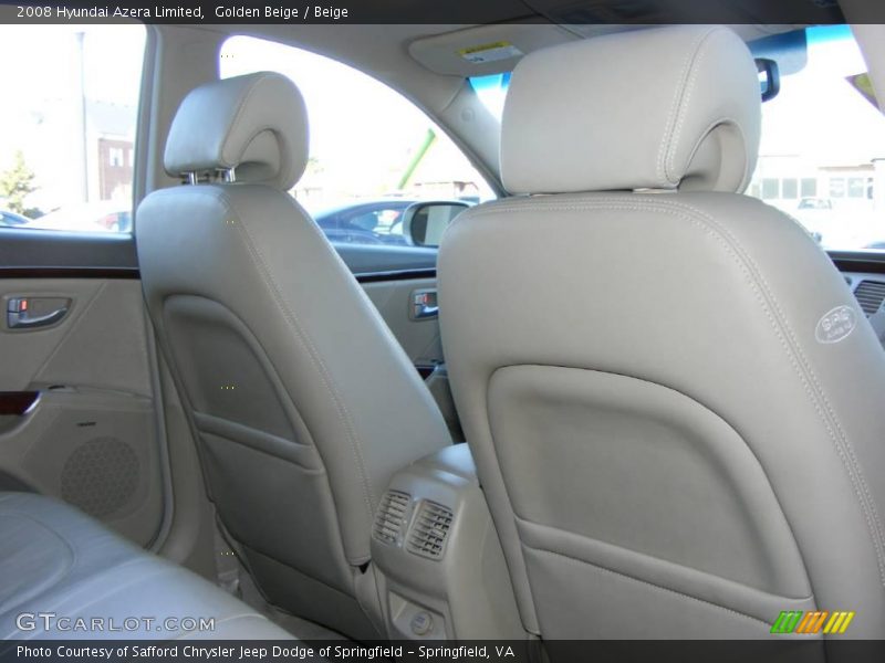 Golden Beige / Beige 2008 Hyundai Azera Limited