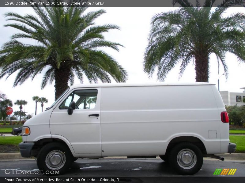 Stone White / Gray 1996 Dodge Ram Van 1500 Cargo