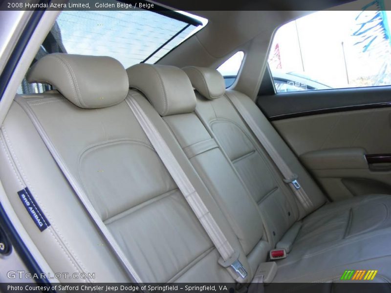 Golden Beige / Beige 2008 Hyundai Azera Limited
