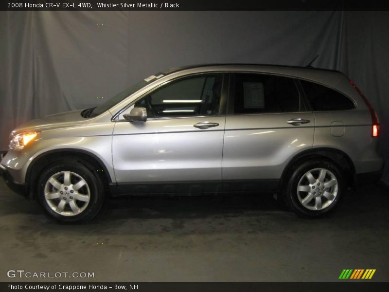 Whistler Silver Metallic / Black 2008 Honda CR-V EX-L 4WD