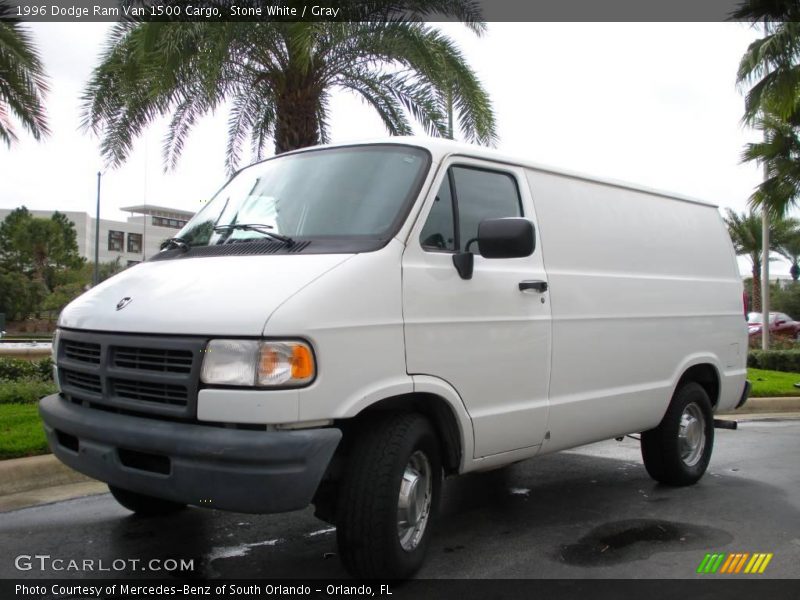 Stone White / Gray 1996 Dodge Ram Van 1500 Cargo
