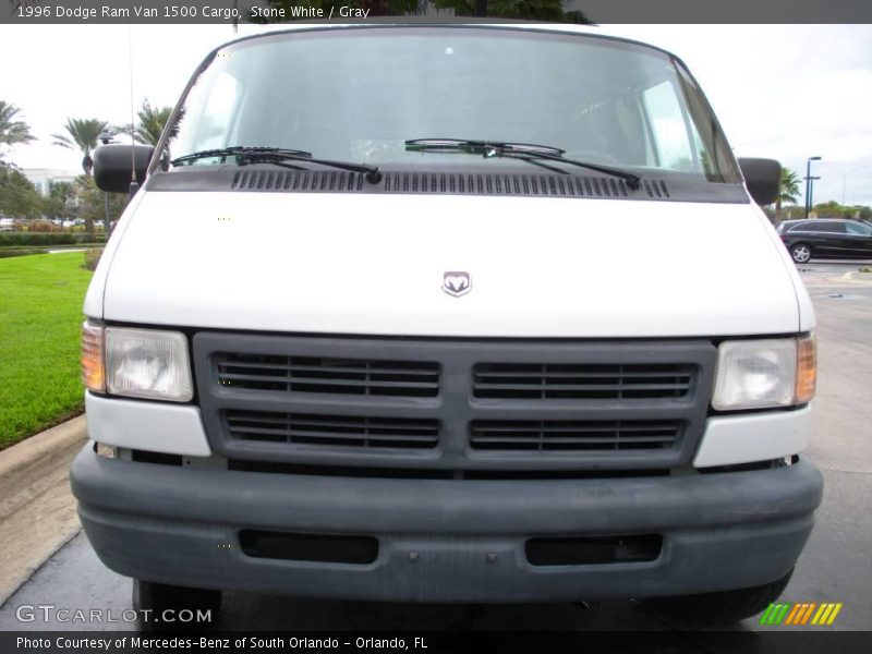 Stone White / Gray 1996 Dodge Ram Van 1500 Cargo