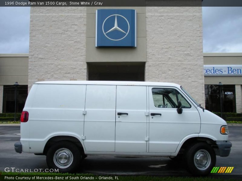Stone White / Gray 1996 Dodge Ram Van 1500 Cargo